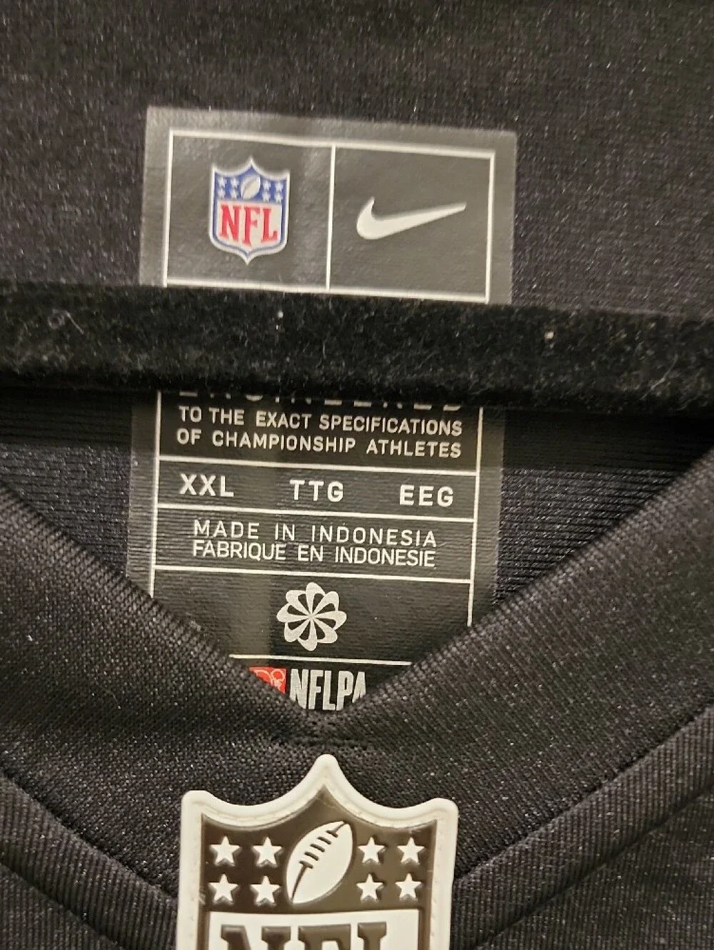 Nike Seattle Seahawks Smith - Njigba Superbowl  Jersey Black Green Blue